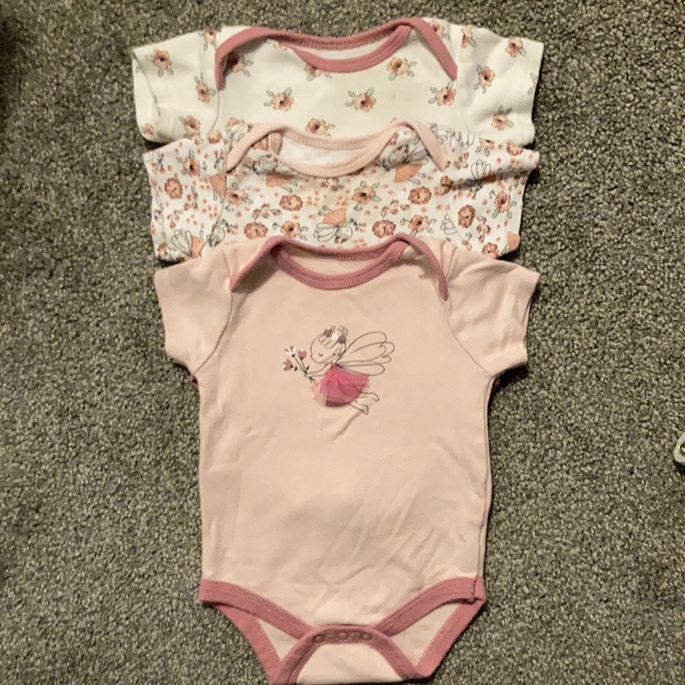 SOLD! Ballerina onesies 6-9